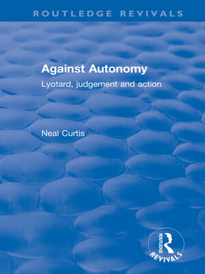 cover image of Against Autonomy
